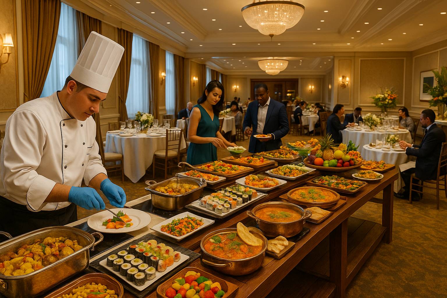 In-House Dining with Diverse Culinary Experiences
